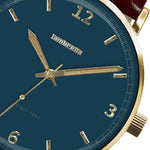 Cesare 40 Croco Oro Azul Cifra - Lambretta Watches - Lambrettawatches
