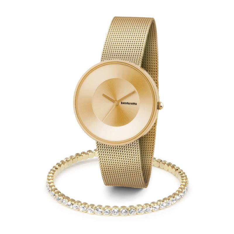 Brazalete de Cristal Oro 3mm - Lambretta Watches - Lambrettawatches