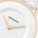 Mia 34 acolchado blanco oro rosa - Lambretta Watches - Lambrettawatches