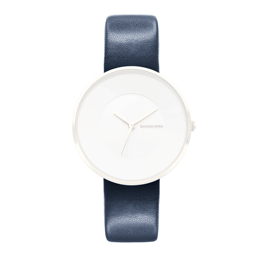 Correa de cuero Cielo Navy Gold (15mm) - Lambretta Watches - Lambrettawatches