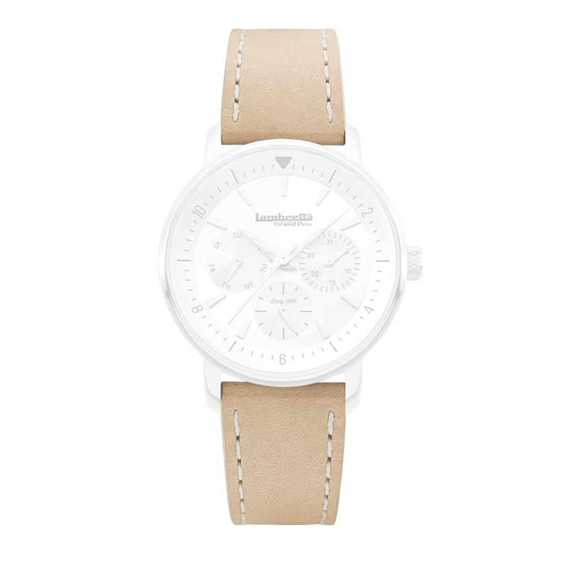 Correa de cuero Imola Natural (18mm) - Lambretta Watches - Lambrettawatches