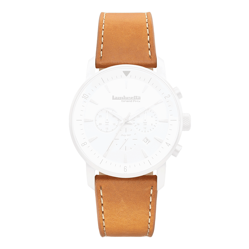 Correa de cuero Imola Tan (24mm) - Lambretta Watches - Lambrettawatches